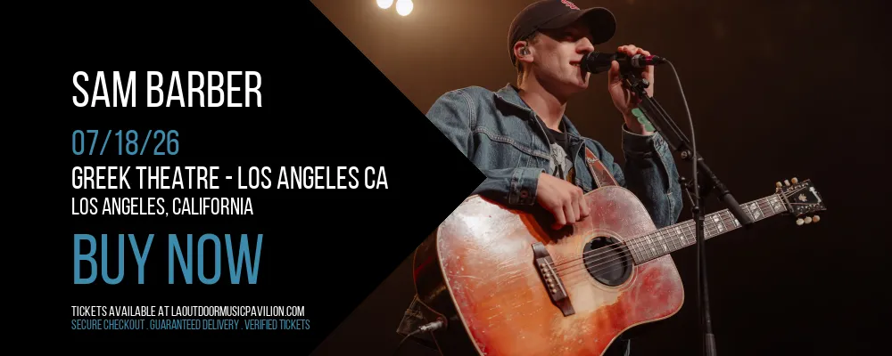 Sam Barber at Greek Theatre CA