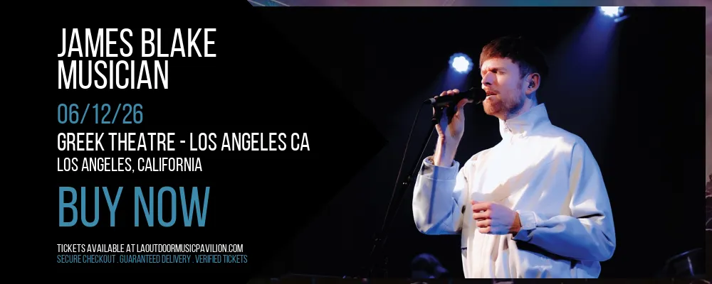 James Blake at Greek Theatre CA